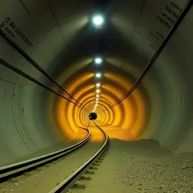 túnel a 30 metros de profundidade