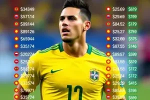 jogadores mais bem pagos da Seleção Brasileira