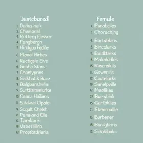 nomes artísticos femininos