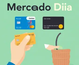 quais cartões o Mercado Dia aceita